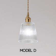 Load image into Gallery viewer, Close-up of Crystal Pendant Lamp Model D