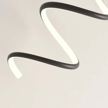 Load image into Gallery viewer, Close-up of Black Nordic Spiral Wall Light