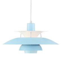 Load image into Gallery viewer, Light Blue Oriental Colour Pendant Light