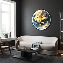 Load image into Gallery viewer, Earth Planet Wall Light above sofa in living room