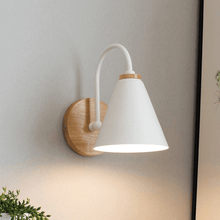 Load image into Gallery viewer, Wooden Bedside Wall Light