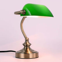 Load image into Gallery viewer, Mini Old-Fashioned Bank Desk Light