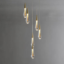 Load image into Gallery viewer, Glass Teardrop Pendant Lights
