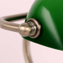 Load image into Gallery viewer, Close-up of Mini Old-Fashioned Bank Desk Light