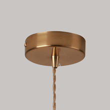 Load image into Gallery viewer, Close-up of base of Crystal Pendant Lamp