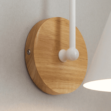 Load image into Gallery viewer, Wooden Bedside Wall Light