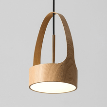 Load image into Gallery viewer, Light Wood Decorative Bedside Lamp