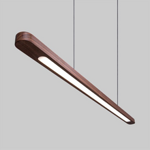 Load image into Gallery viewer, Nordic Wood Strip LED Ceiling Light