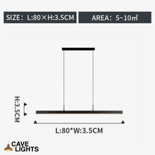 Load image into Gallery viewer, Minimalist Bar Light 80cm model measurements