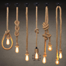 Load image into Gallery viewer, Hemp Rope Attic Lights
