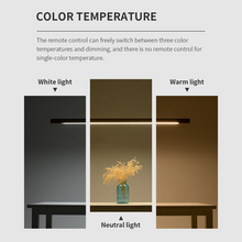 Load image into Gallery viewer, Nordic Wood Strip LED Ceiling Light emitting colours