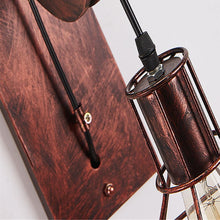 Load image into Gallery viewer, Close-up of Vintage Rusted Wall Light
