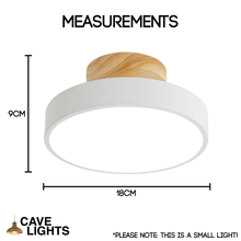 Load image into Gallery viewer, Modern LED Ceiling Light measurements
