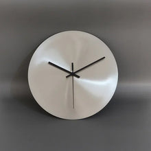 Load image into Gallery viewer, Silver Industrial Wall Clock
