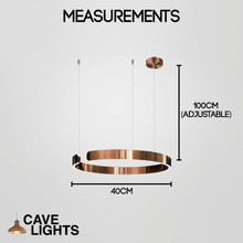 Load image into Gallery viewer, Creative Designer Ring Light 40cm model measurements
