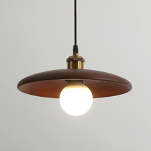 Load image into Gallery viewer, Oriental Wood Disc Light

