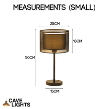 Load image into Gallery viewer, Modern Classic Floor Lamp small model measurements
