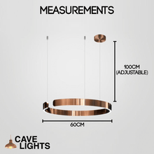 Load image into Gallery viewer, Creative Designer Ring Light 60cm model measurements
