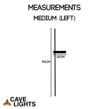 Load image into Gallery viewer, Medium Thin Wall Strip Light left model measurements
