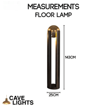 Load image into Gallery viewer, Nordic Metal Floor Lamp measurements
