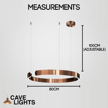 Load image into Gallery viewer, Creative Designer Ring Light 80cm model measurements
