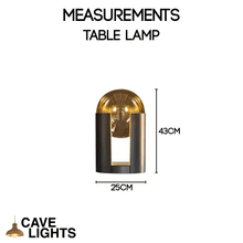Load image into Gallery viewer, Nordic Metal Table Lamp measurements
