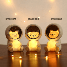 Load image into Gallery viewer, LED Space Pet Night Lights on table
