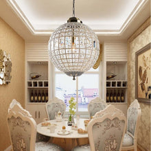 Load image into Gallery viewer, Royal Empire Ball Light above dining room table
