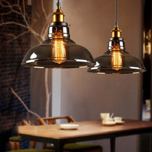 Load image into Gallery viewer, Antique Industrial Pendant Light in dining room
