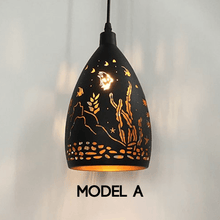 Load image into Gallery viewer, Metal Cage Pendant Light model A
