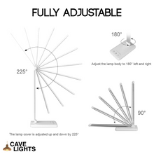 Load image into Gallery viewer, LED Adjustable Desk Lamp adjustable angles
