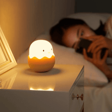 Load image into Gallery viewer, Cute Chick Night Light on bedroom table
