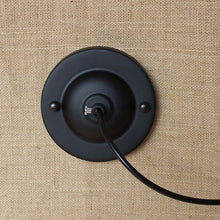 Load image into Gallery viewer, Close-up of Minimalist Black Wall Light
