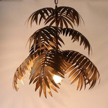Load image into Gallery viewer, Coconut Tree Pendant Light with light bulb
