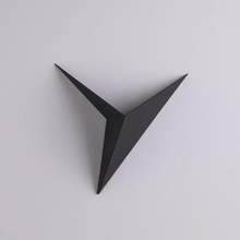 Load image into Gallery viewer, Black Modern Triangular Wall Light with light off
