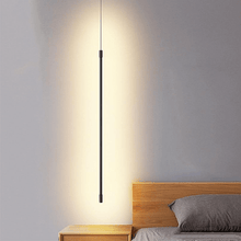 Load image into Gallery viewer, Bedside LED Pendant Light above bedside table
