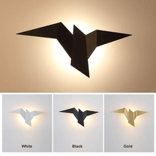 Load image into Gallery viewer, Metallic Bird Wall Lights colour options
