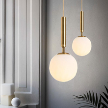 Load image into Gallery viewer, Golds Glass Ball Pendant Lamps
