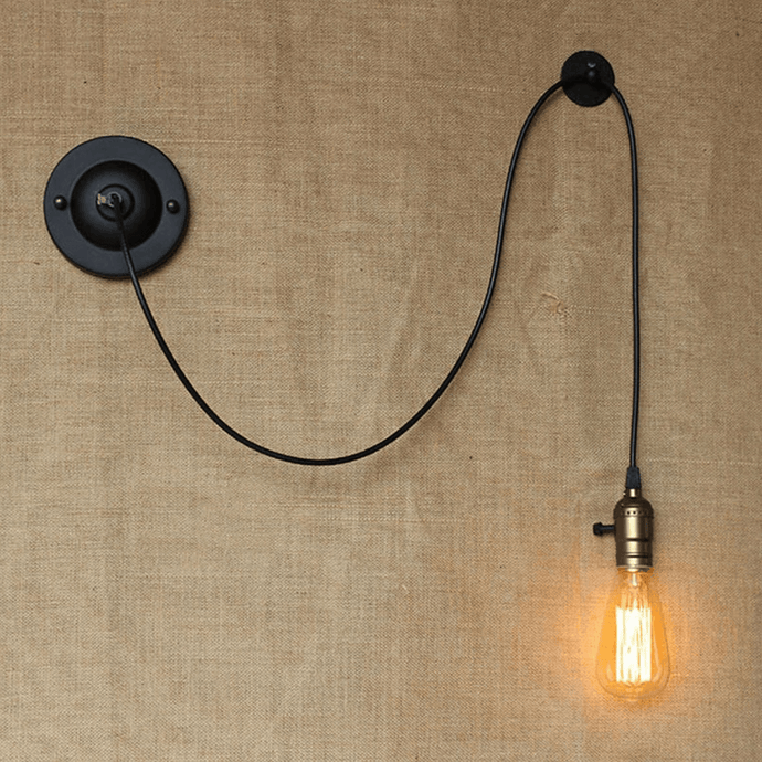 Minimalist Black Wall Light