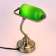 Load image into Gallery viewer, Mini Old-Fashioned Bank Desk Light
