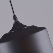 Load image into Gallery viewer, Close-up of Black Modern Glass Pendant Lamp
