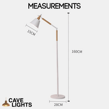 Load image into Gallery viewer, European Style Floor Lamp measurements

