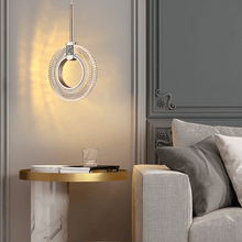 Load image into Gallery viewer, Diamond Style Pendant Light model A above coffee table in living room
