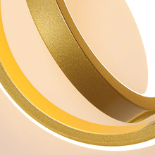 Load image into Gallery viewer, Close-up of Gold Modern Luxury Ring Wall Light

