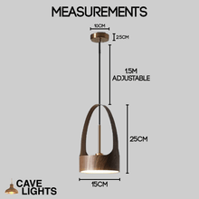 Load image into Gallery viewer, Decorative Bedside Lamp measurements
