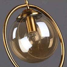 Load image into Gallery viewer, Close-up of Modern Glass Ball Pendant Light model B
