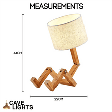 Load image into Gallery viewer, Book Stand Desk Lamp measurements
