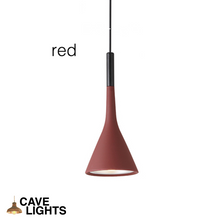 Load image into Gallery viewer, Close-up of Red Nordic Hanging Pendant Light
