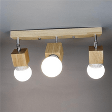 Load image into Gallery viewer, Multi-Headed Nordic Wooden Light
