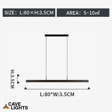 Load image into Gallery viewer, Minimalist Bar Light 80cm model measurements

